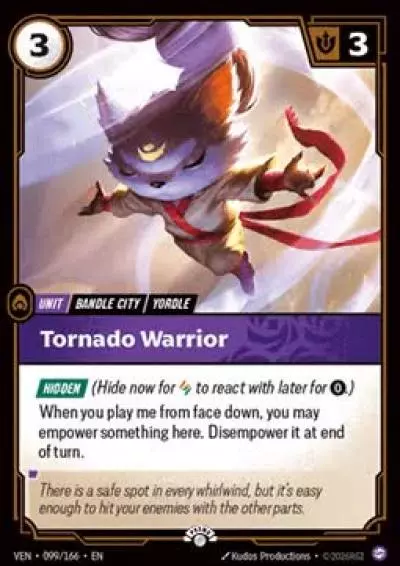 Tornado Warrior - VEN-099-p - Promotional Cards - Riftbound card